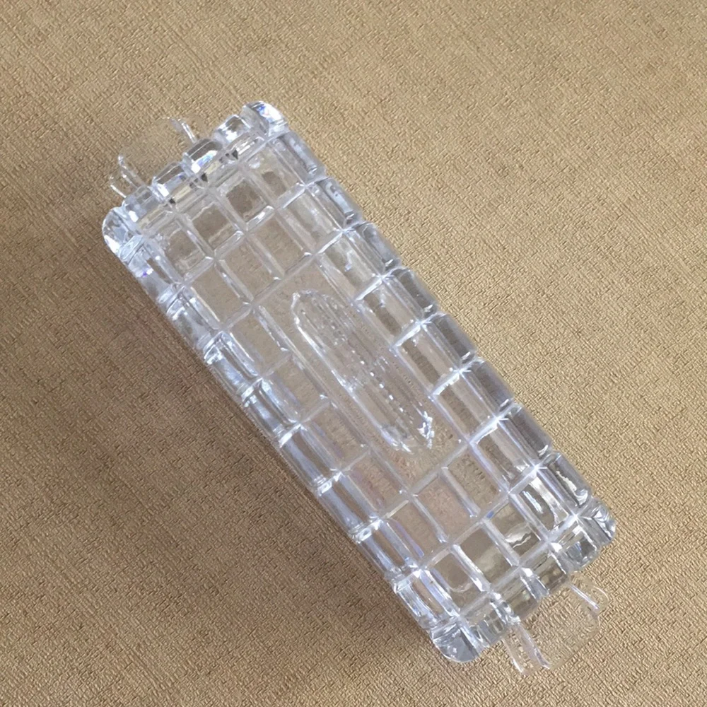 RARE Vintage Heisey Victorian Clear 1/4 Pound Covered Butter Dish with Handles - Picture 2 of 8